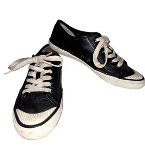 Frye Leather Betty Low Lace Sneakers Laced Sneaker